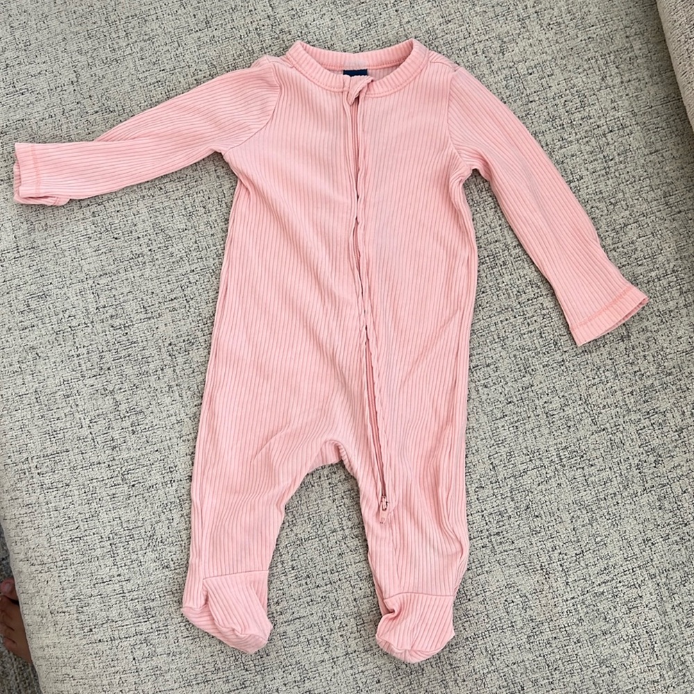 Old Navy Pink Ribbed Onesie